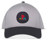 Cap Playstation Round Logo Grey