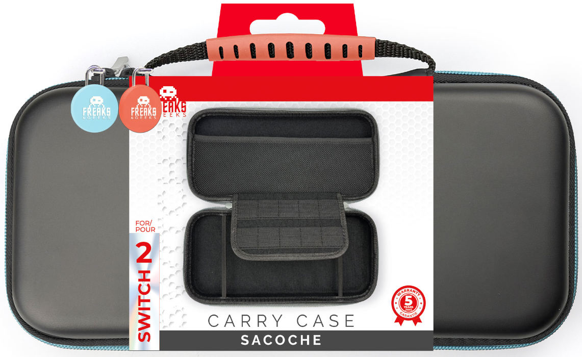 FREAKS SWITCH 2/SWITCH Borsa Nera inserti Blu & Corallo