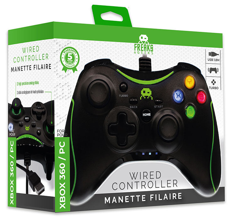 FREAKS X360/PC Controller Wired Black V2