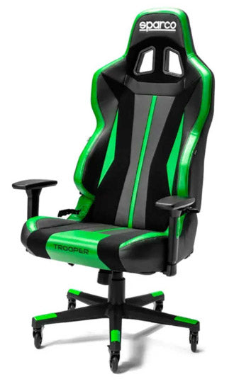 SPARCO Sedia Gaming Trooper Nera e Verde
