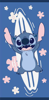 Telo Mare Poliestere Disney Stitch Surf 70x140cm