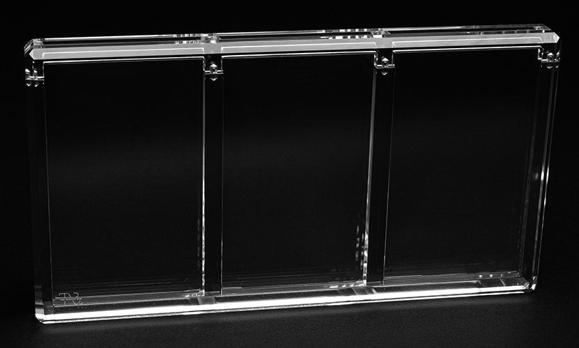Acrylic Box Protezione PSA Display Case 3 slot