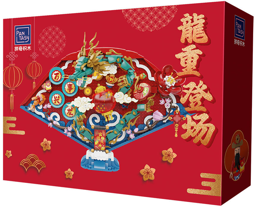 18010 Oriente The Dragon Year's Fan
