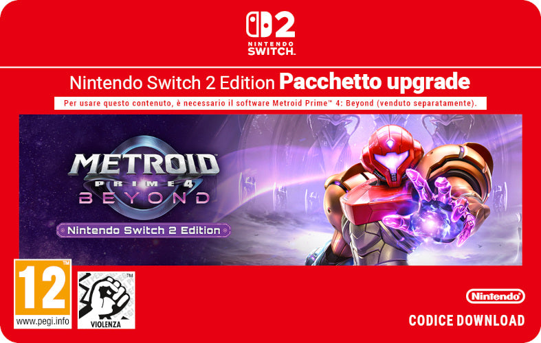 Metroid Prime 4 Beyond Upgrade Pack Switch PIN