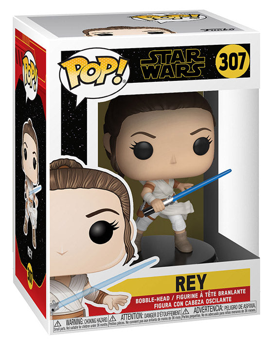 FUNKO POP Star Wars Rise of Skywalker Rey Bobble 307