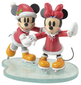 Mickey Mouse e Minnie Natale Pattinaggio su Ghiaccio