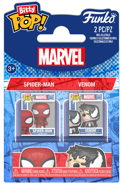 FUNKO BITTY POP 2 Pack Spider-Man & Venom