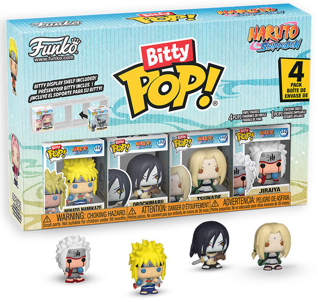 FUNKO BITTY POP 4 Pack Naruto Shippuden Minato Namikaze