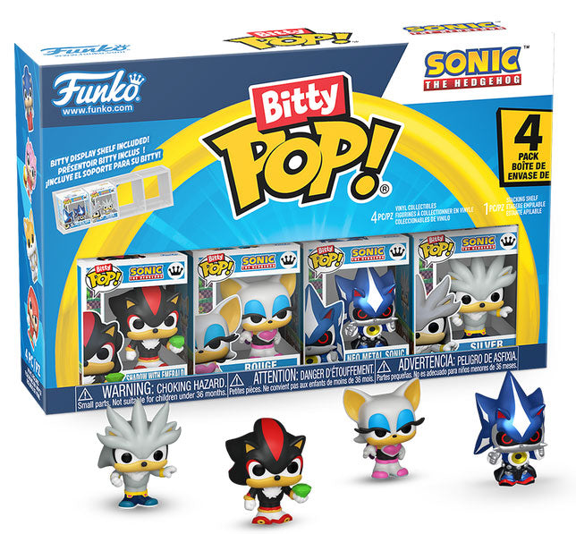 FUNKO BITTY POP 4 Pack Sonic Shadow