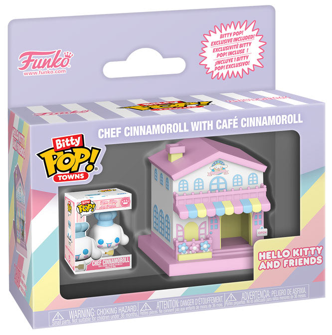 FUNKO BITTY POP Town Hello Kitty Cafe Cinnamoroll w/Chase