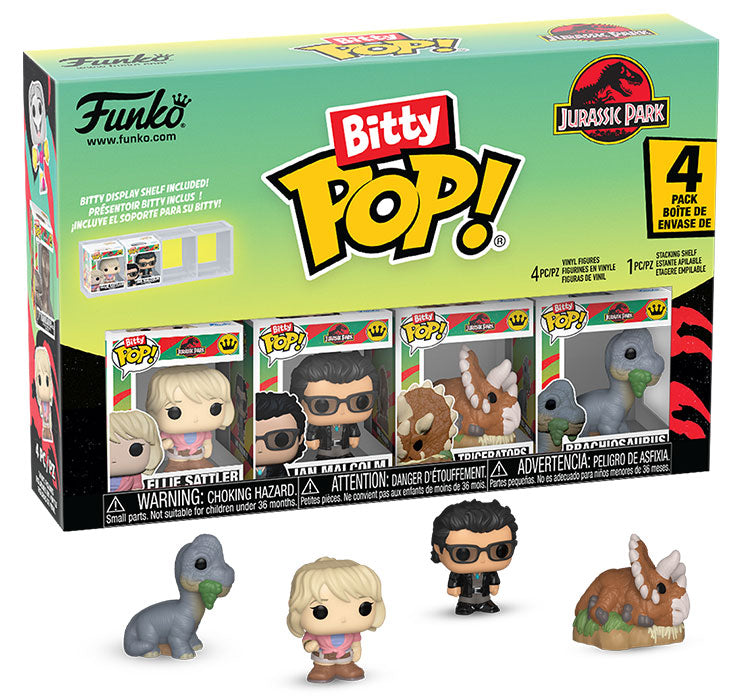 FUNKO BITTY POP 4 Pack Jurassic Park Triceratops