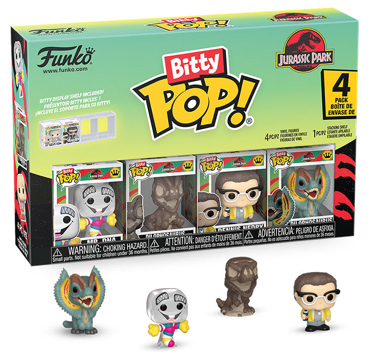 FUNKO BITTY POP 4 Pack Jurassic Park Mr. DNA
