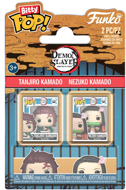 FUNKO BITTY POP 2 Pack Demon Slayer Tanjiro & Nezuko