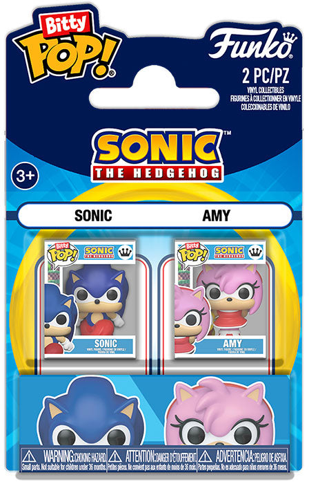 FUNKO BITTY POP 2 Pack Sonic Sonic & Amy Rose