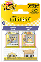 FUNKO BITTY POP 2 Pack Minions Pajama Bob & Tourist Dave