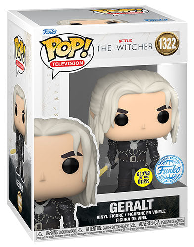 FUNKO POP Witcher Geralt w/Sword GLOW 1322