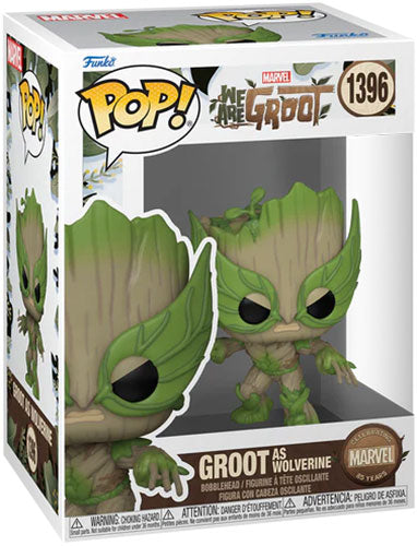 FUNKO POP Marvel 85th We Are Groot as Wolverine 1396