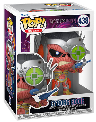 FUNKO POP Rocks Iron Maiden Cyborg Eddie 438