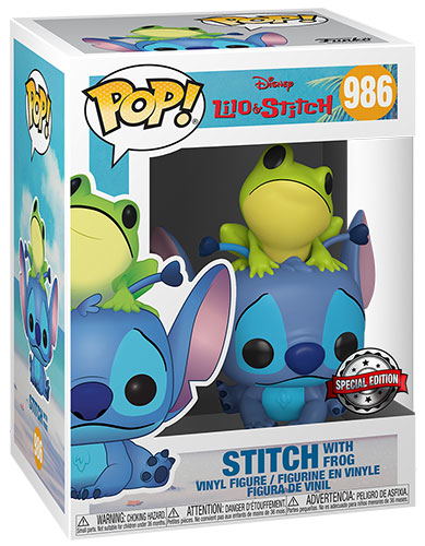 FUNKO POP Disney Stitch w/Frog 986