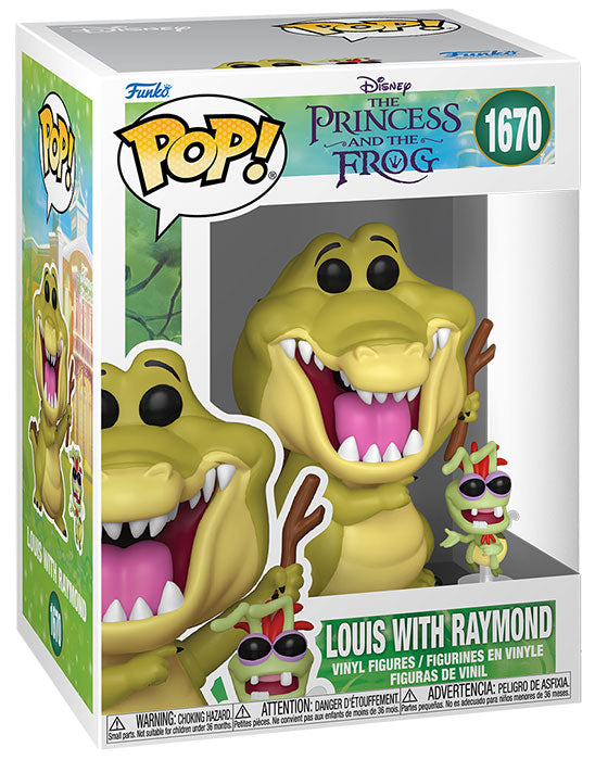 FUNKO POP The Princess & The Frog Louis w/Raymond 1670