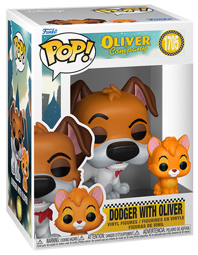 FUNKO POP Oliver And Company Dodger w/Oliver w/Chase