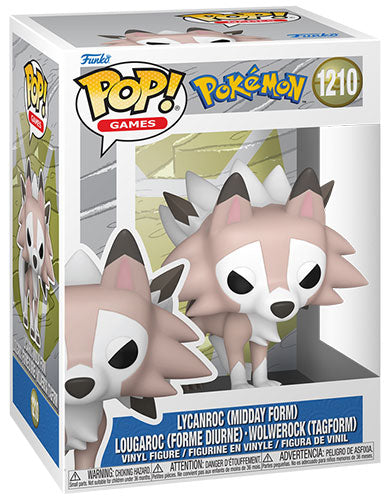FUNKO POP Pokemon Lycanroc (Midday Form)