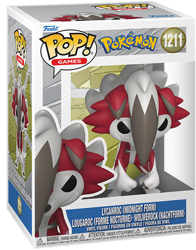 FUNKO POP Pokemon Lycanroc (Midnight Form)