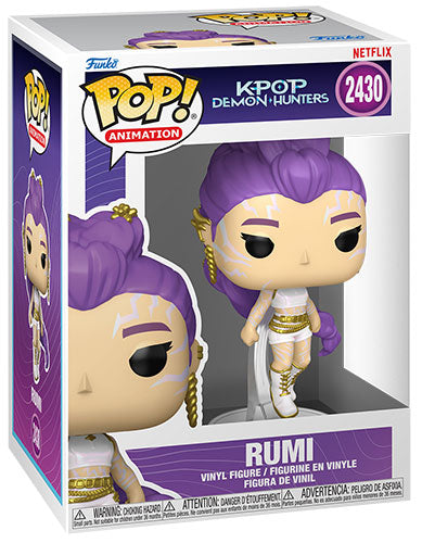 FUNKO POP KPop Demon Hunters Rumi w/Chase GLOW