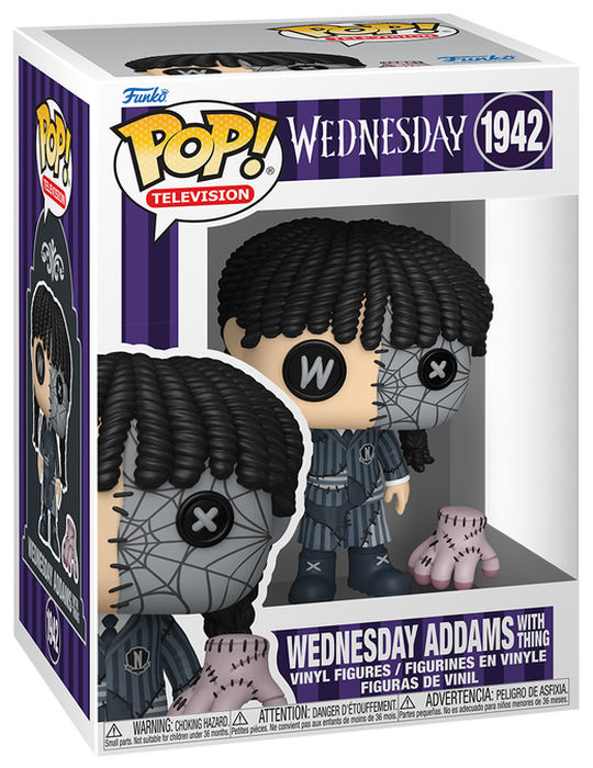 FUNKO POP Wednesday Patchwork Wednesday w/Thing