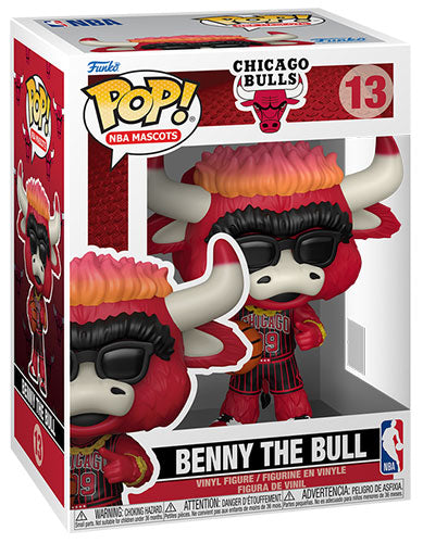 FUNKO POP NBA Mascots Chicago Bulls Benny The Bull