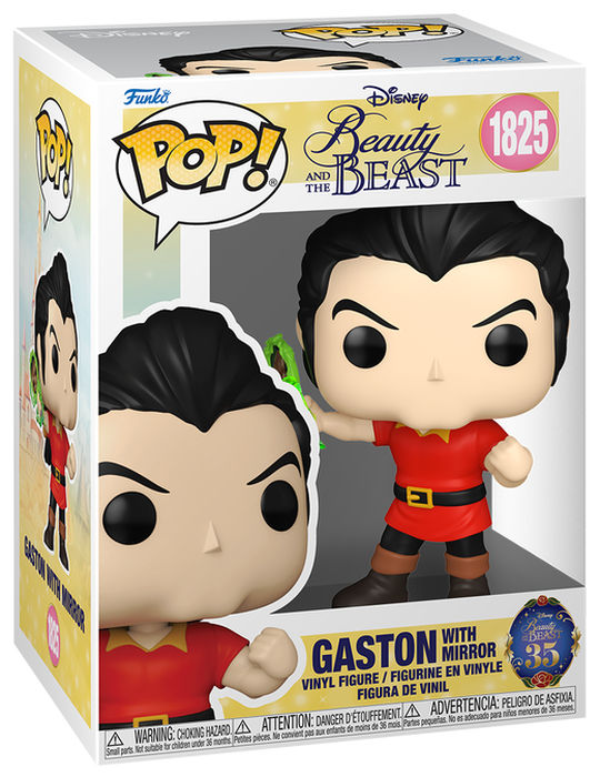 FUNKO POP Beauty & Beast Gaston w/Mirror