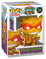FUNKO POP TMNT Turtles x Godzilla Michelangelo x King 2344