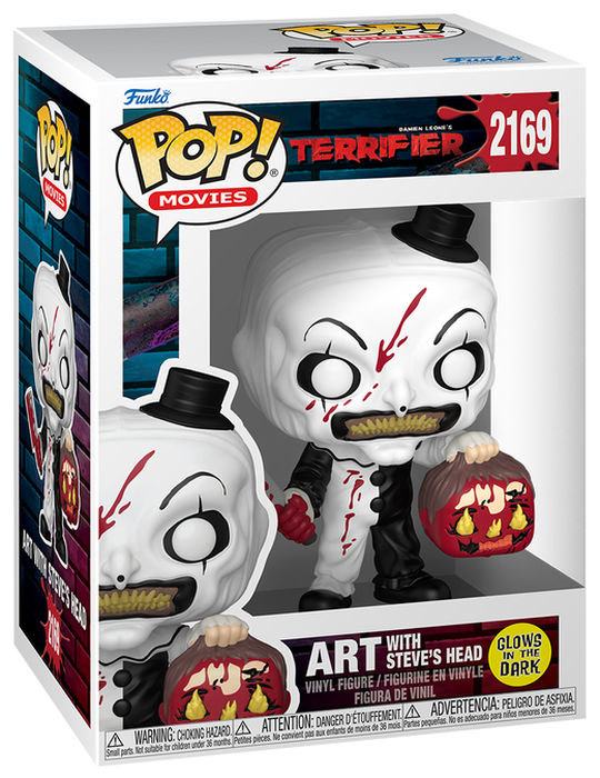FUNKO POP Terrifier Art w/Steve's Head GLOW 2169