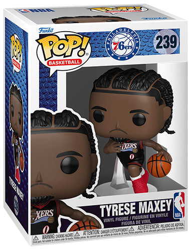 FUNKO POP NBA Philadelphia 76ers Tyrese Maxey (Black) 239