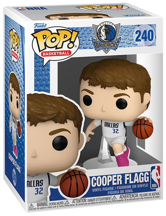 FUNKO POP NBA Dallas Mavericks Cooper Flagg (White) 240