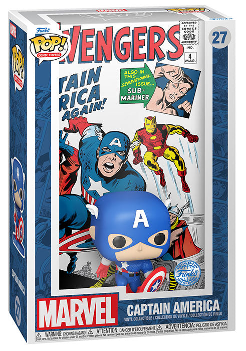 FUNKO POPS Comic Covers Marvel Avengers Captain America 27