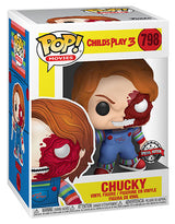 FUNKO POPS Child's Play 3 Chucky Half Face 798