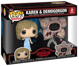 FUNKO POPS Stranger Things Karen & Demogorgon 2 Pack