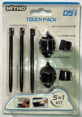 DS Lite Kit 5 in 1 Touch Pack Black NITHO