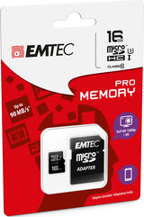 MicroSD + Adapter 16GB Pro (3D - 4K)