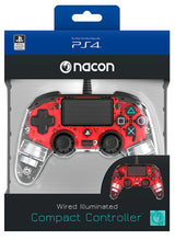 NACON PS4 Controller Wired Light Red