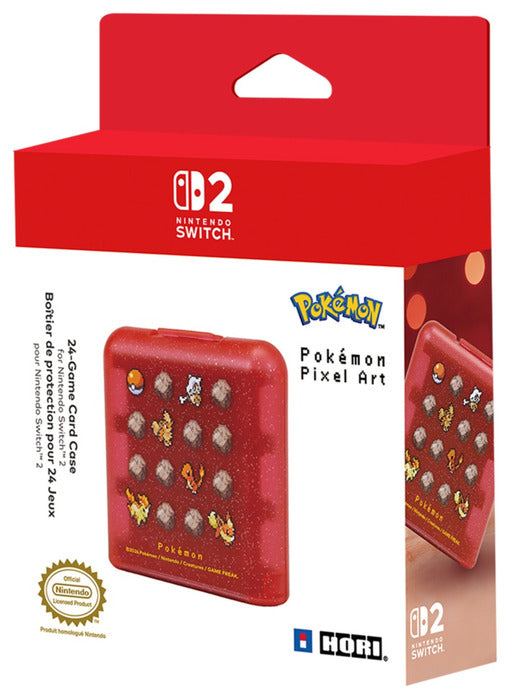 HORI SWITCH 2 Custodia per Giochi Pokemon Pixel Red