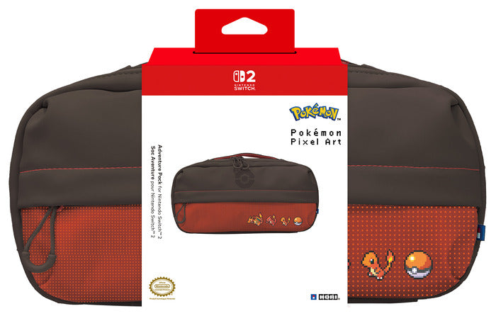 HORI SWITCH 2 Borsa Tracolla Adventure Pokemon Pixel Red