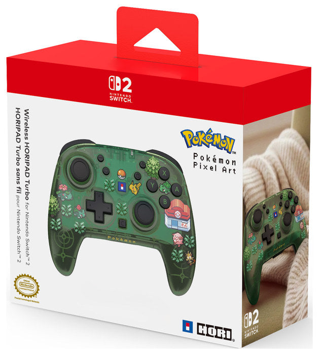 HORI SWITCH 2 Controller Wireless Horipad Turbo Pixel Green