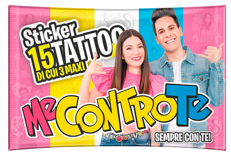 Me Contro Te Sticker Tattoo 1 Busta