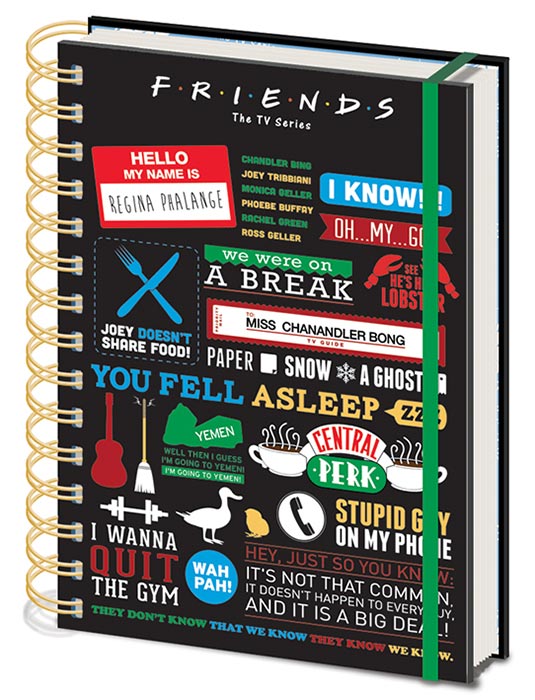 Agenda A5 Friends Infographic