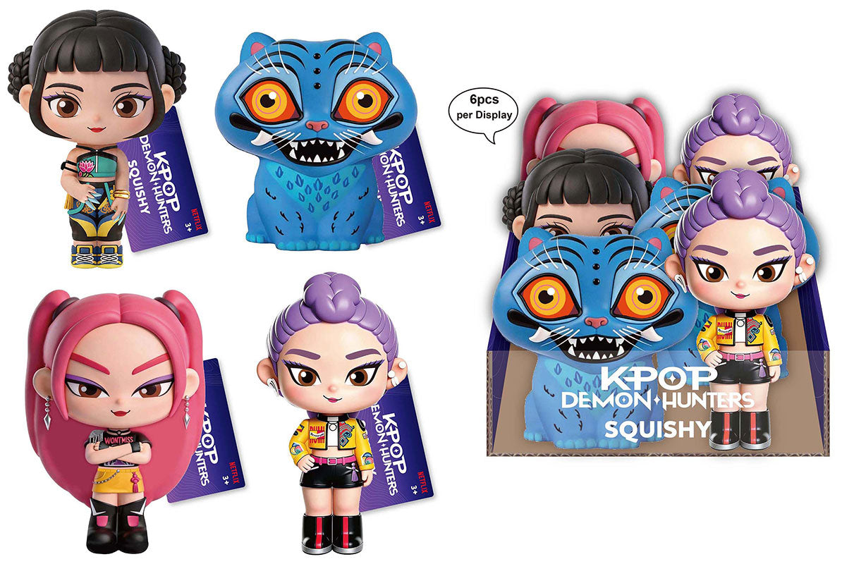 Squishy KPop Demon Hunters Display 6pz