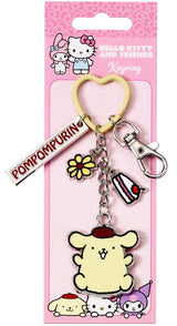 Portachiavi Hello Kitty PomPomPurin with Charms