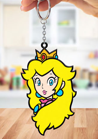 Paladone Portachiavi Super Mario Princess Peach