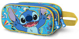 Astuccio Doppio Disney Stitch Happy